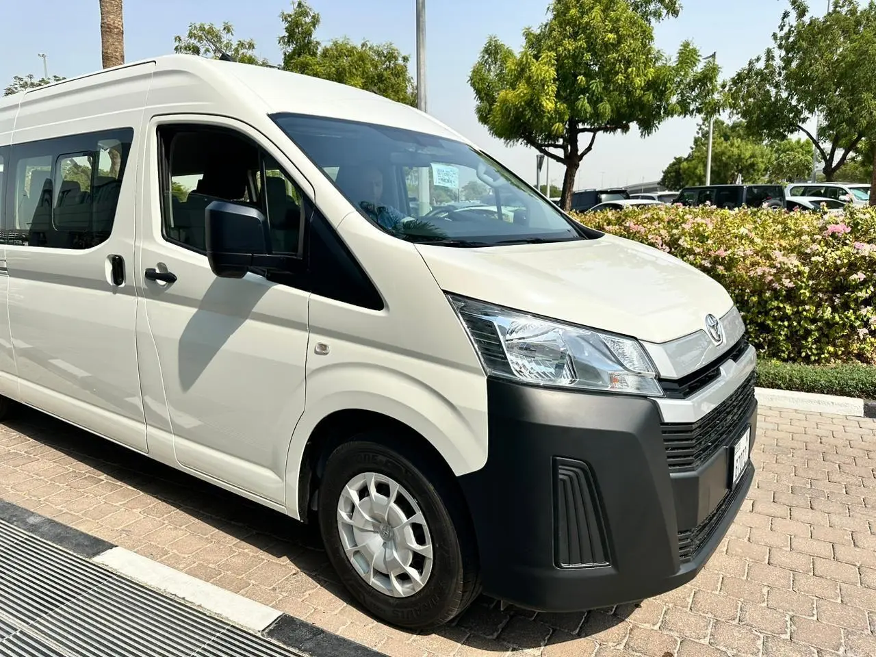 Modern Design for Group Travel: Toyota Minibus Front View
