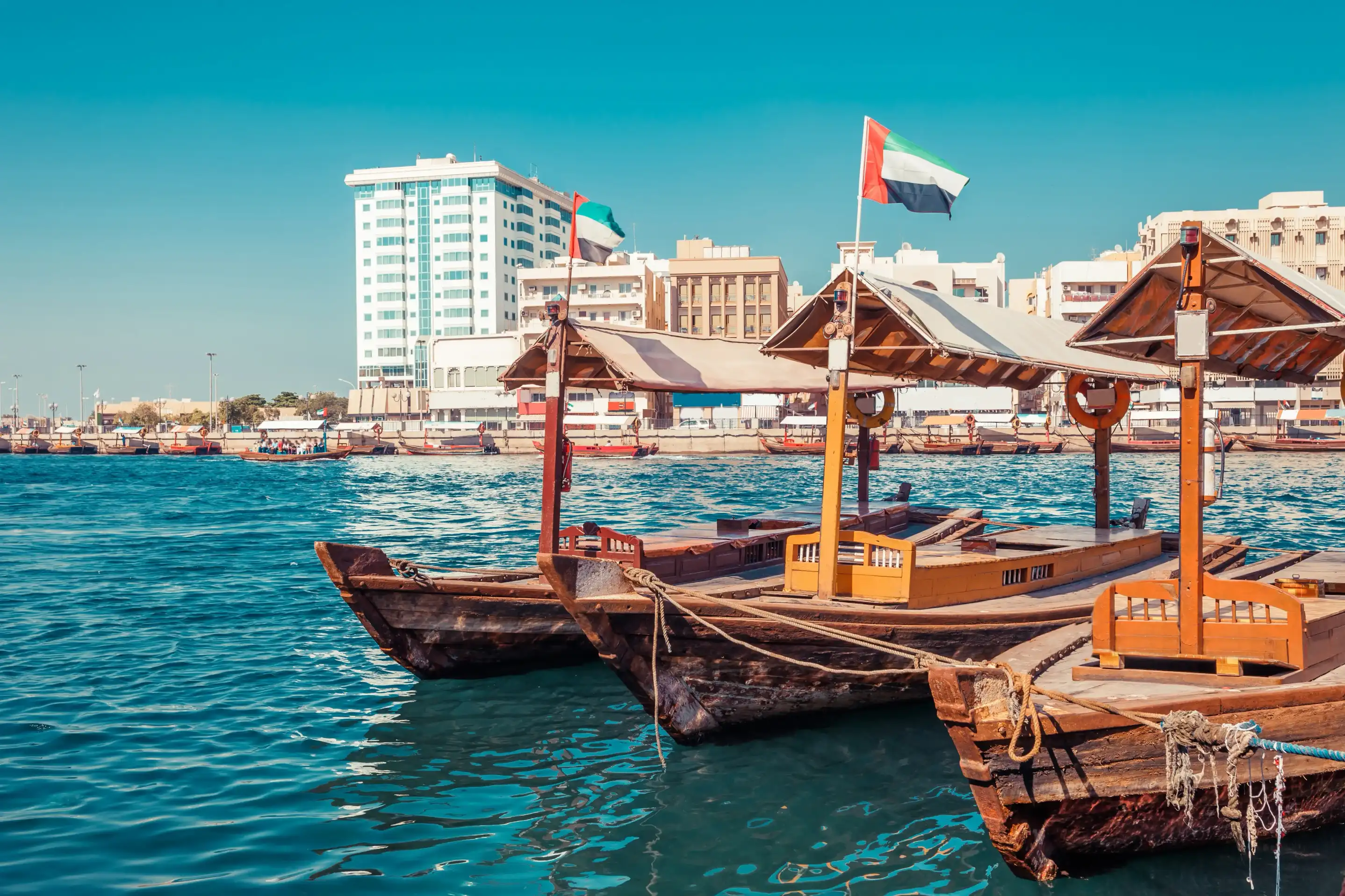 Dubai Creek Abra Ride - Traditional and Cultural Wooden Boat